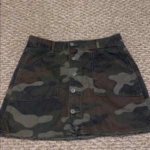 Camo Green Skirt American Eagle